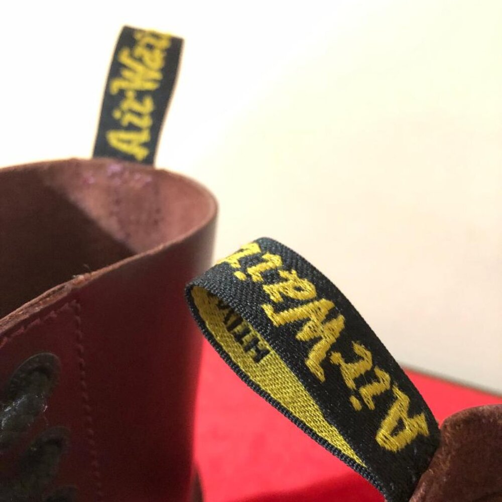 Dr. Martens Oxblood Crazy Bomb 10-Eyelet Boot Rare Vintage EUC Sz 8W, 7M - Picture 7 of 11